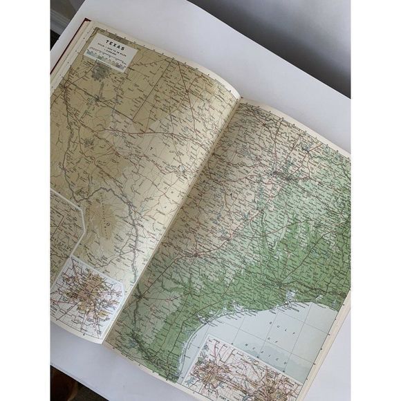 Readers Digest Great World Atlas 1963 First Edition 11 x 16 Large Book 7565 - Picture 8 of 12